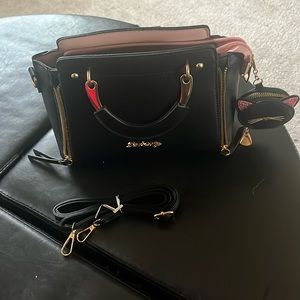 Handbags for Women Ladies Leather Top Handle Satchel Shoulder Bags Small Totes